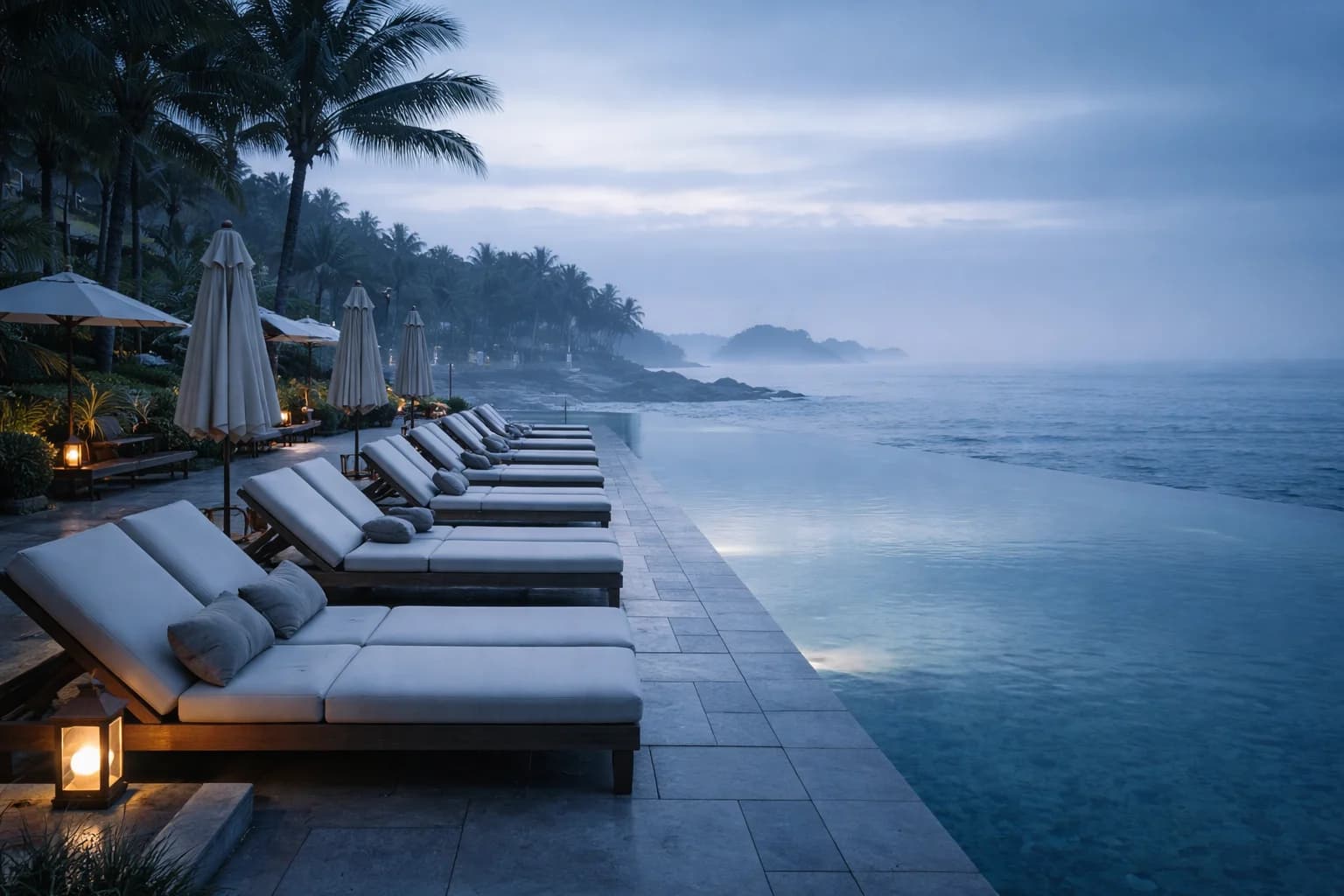 Tourism - Beachfront at dawn