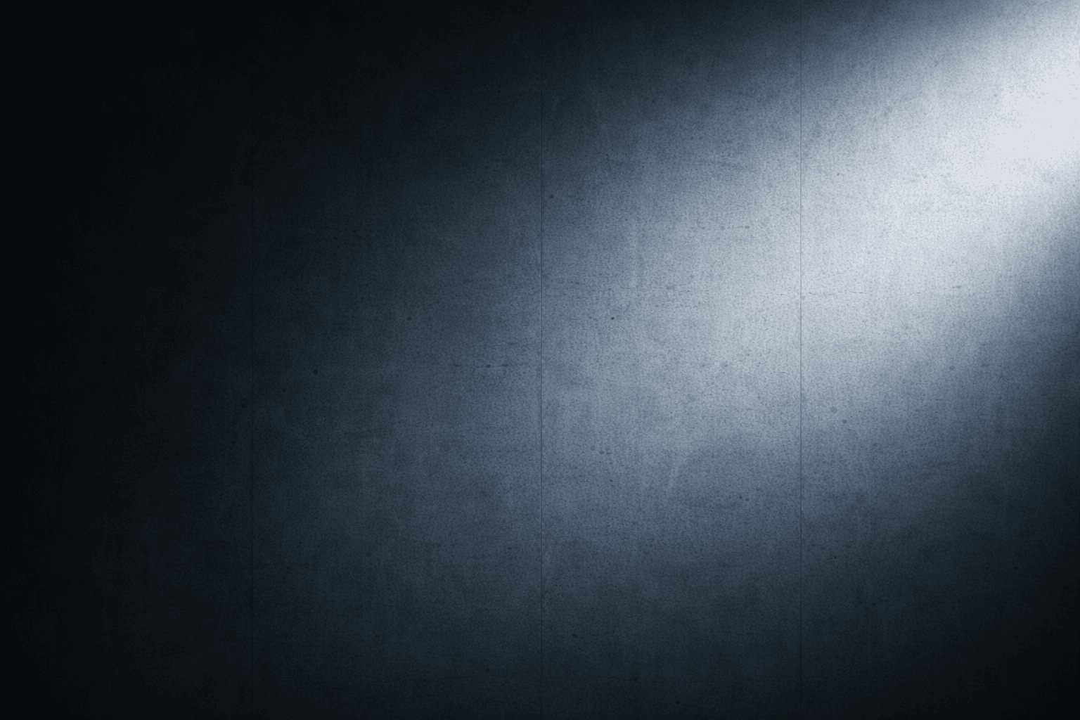 Monolithic wall with gradient light